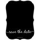 White Our Love Story Photo Save the Date Cards Image 2 of 6